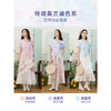 两三事 盛夏物语 2025夏季新款小清新印花绑结短袖t恤女 商品缩略图2