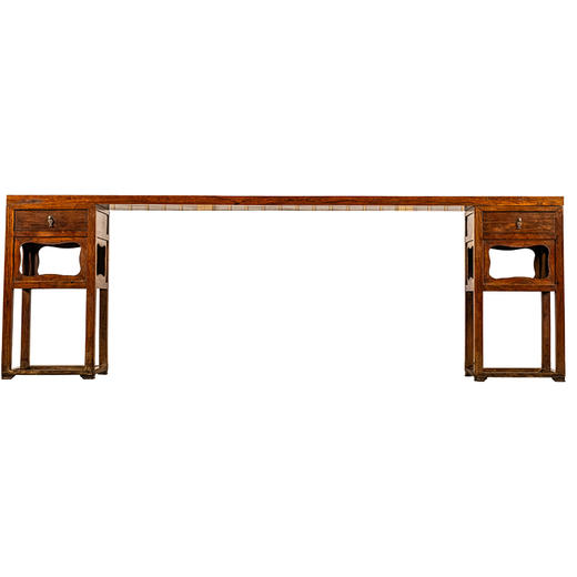 清早期	黄花梨独板架几案 商品图5