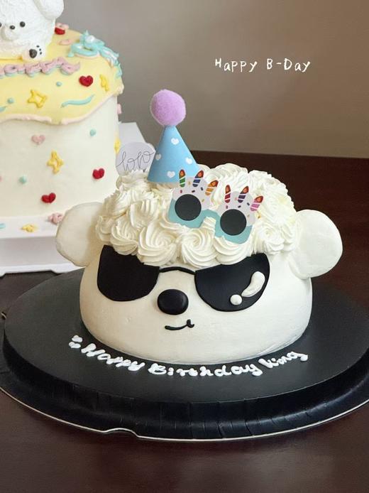 「墨镜一戴，快乐常在」100%动物奶油（附图6寸造型·提前3天预定） 商品图0