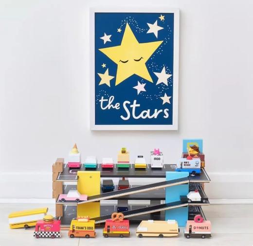 CandyCar木质手工小车--美食系列热狗餐车 商品图1