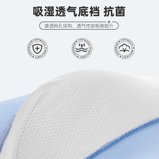 男士内裤冰丝四角透气平角中腰纯色男短裤衩纯棉裆 商品图1