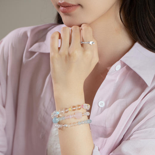 【购买任意两件产品，即送「首饰盲盒」一个，款式随机发，每个ID限送一个】MS Lemuguet（铃兰珠宝）多巴胺疗愈水晶系列 视觉降温10°清凉治愈 清新脱俗 商品图3