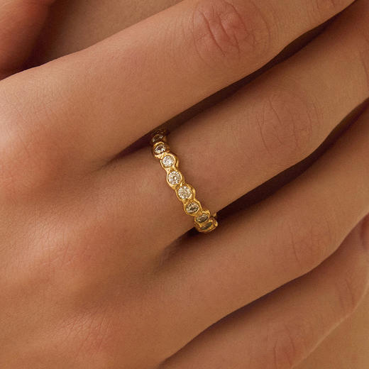 北京仓｜Agapee-Amélia II-白色 锆石 戒指［法国设计师］ 商品图0