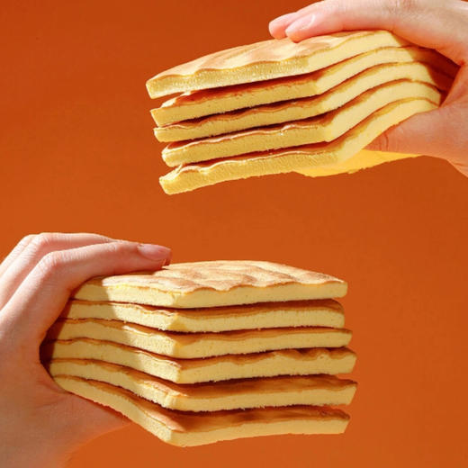 山羊叔叔虎皮蛋糕 410g*2袋 （1袋约10小包）层层叠叠 65% 全蛋黄含量，蛋香浓郁，口感醇厚，制作过程不加一滴水，独立包装 商品图5