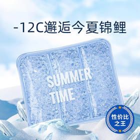 「9.9到手！冰晶坐垫」夏天冰垫坐垫办公室学生屁垫水垫汽车椅子沙发居家日用冰凉垫夏季降温