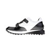 sheme黑白配色速干透气内里女款牛皮运动鞋魔术贴设计可定制 商品缩略图1