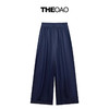 藏青银葱松紧西装裤 商品缩略图0