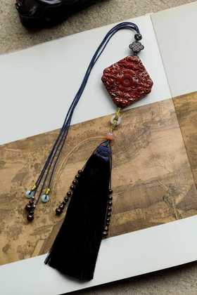 镇守四方°小叶紫檀车挂