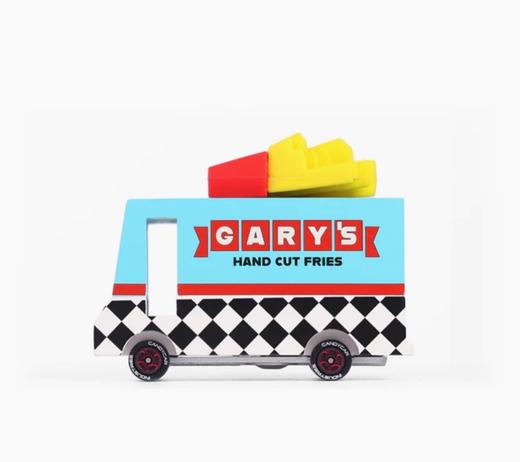 CandyCar木质手工小车--美食系列薯条餐车 商品图0