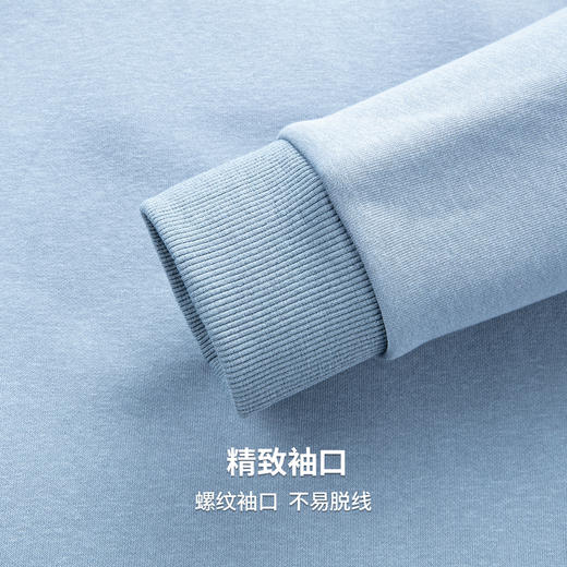 【含棉】圣得西假两件套头卫衣2025年秋款拼接撞色polo领针织衫 商品图8