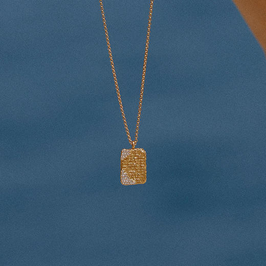 北京仓｜Agapee-Kálama-羊皮书 吊坠 项链［法国设计师］ 商品图4