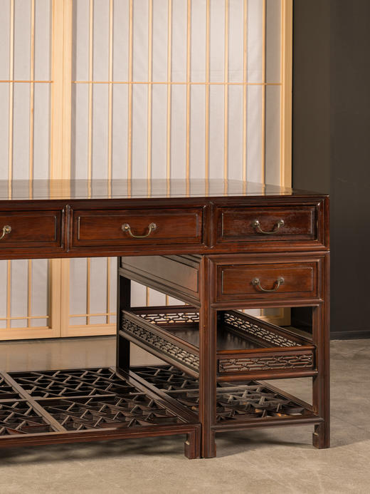 民国	红木写字台 商品图3