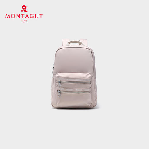 梦特娇中性新款织物布材质大容量书包通勤双肩包时尚背囊旅行背包 商品图2