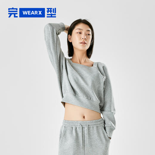 完型-21A短卫衣卫裤套装 商品图0
