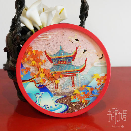 岳麓书院‘麓云湘水’系列流沙杯垫 商品图2