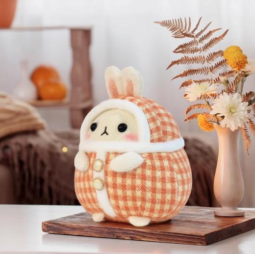 小熊汉斯格子圆球兔桔-S 商品图1