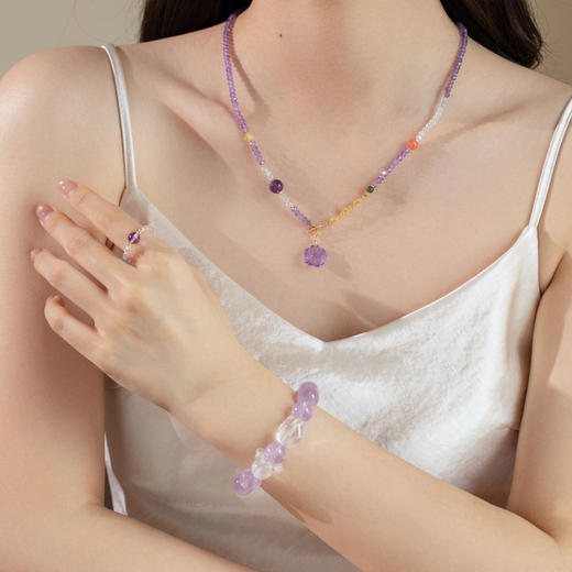 【购买任意两件产品，即送「首饰盲盒」一个，款式随机发，每个ID限送一个】MS Lemuguet（铃兰珠宝）多巴胺疗愈水晶系列 视觉降温10°清凉治愈 清新脱俗 商品图4