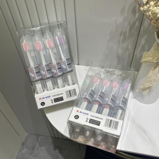 【深层清洁】美国X-brush 超柔三代牙刷套盒12支 商品图3