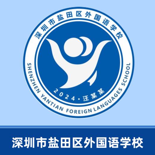 深圳市盐田外国语校徽（校徽已实物为准） 商品图0