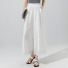 百媚生 天丝裙裤子高腰休闲裤九分裤阔腿裤2330 商品缩略图3