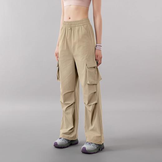 跃牌【美西西系列】美式工装裤2025夏季新款高腰显瘦阔腿休闲登山速干薄款健身长裤女CK-9938 商品图2