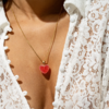 订购4周到｜CRYSTAL HAZE-Jelly Heart-classic-西瓜红色爱心 吊坠［挪威设计师］ 商品缩略图3