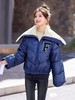  【诗铭洛可】XCY259大翻领棉服 商品缩略图1