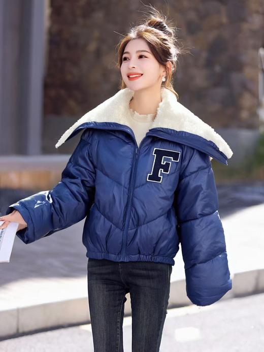  【诗铭洛可】XCY259大翻领棉服 商品图1