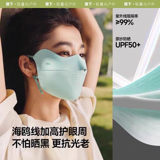 蕉下轻薄无痕护眼角防晒口罩AL203 蓝烟灰 商品图4