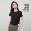 【立体分割正肩T恤】逸阳夏新款柔软抗菌刺绣设计感上衣5146 商品缩略图2