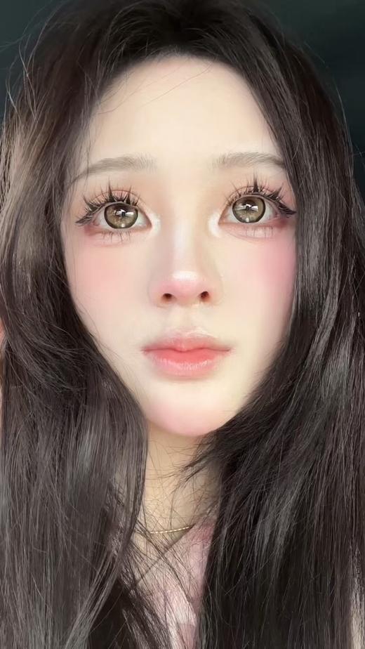 <日抛大直径>Tiny natch-在逃公主 棕-14.5mm【日抛 0-1000度 含525/575】 商品图6