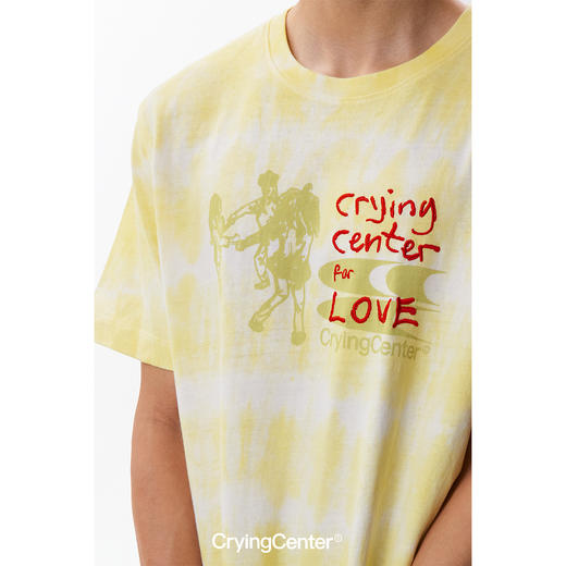 CryingCenter for love 泪屋工艺线再生棉logo tee 哭喊中心 商品图3