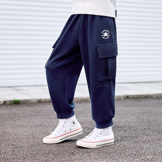 CONVERSE 秋 大童小童 儿童童装长裤 CNVB-KN-G566 商品图4