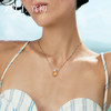 ZEGL水晶物语系列天然黄塔晶项链高级感轻奢小众鎏光梦境锁骨链女 商品缩略图2
