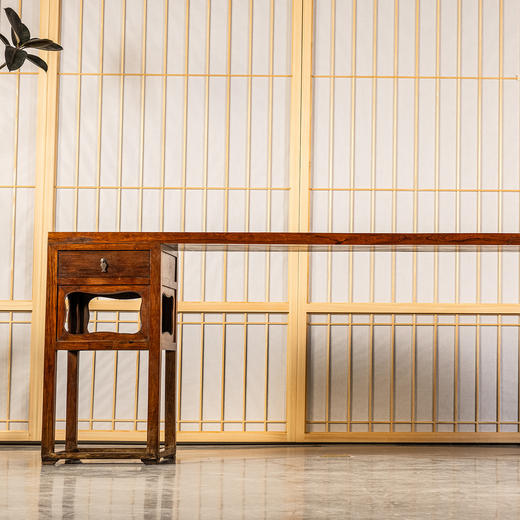 清早期	黄花梨独板架几案 商品图2