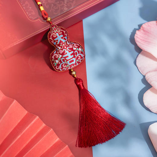 大英博物馆东方梦境福禄吉祥提花香囊挂件随身佩戴送女生男生车载持久留香 商品图1