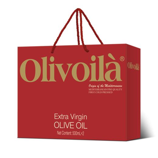 欧丽薇兰特级初榨橄榄油红标500ML*2礼盒 商品图1