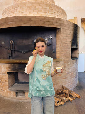 盛唐牡丹| 艾绿冠乐绉蝶恋花串珠马甲