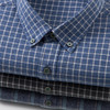 【100%精梳棉】圣得西2025秋季新款抗皱不易褪色磨毛格纹男士衬衫 商品缩略图9