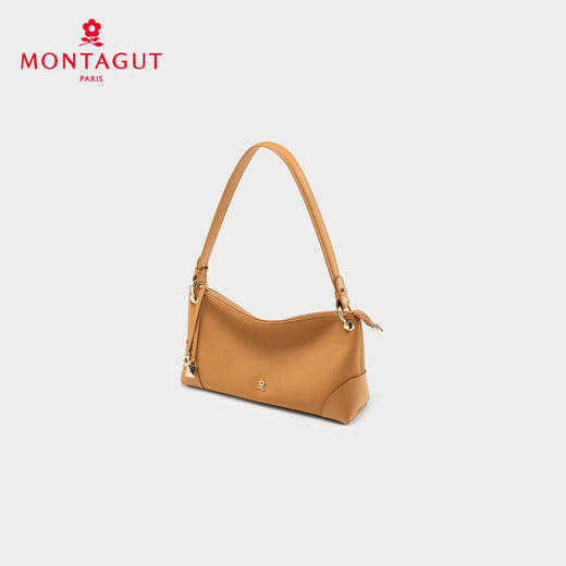 梦特娇（MONTAGUT）女包2025时尚休闲腋下包新款秋季牛皮hobo包百搭单肩斜挎包 商品图1