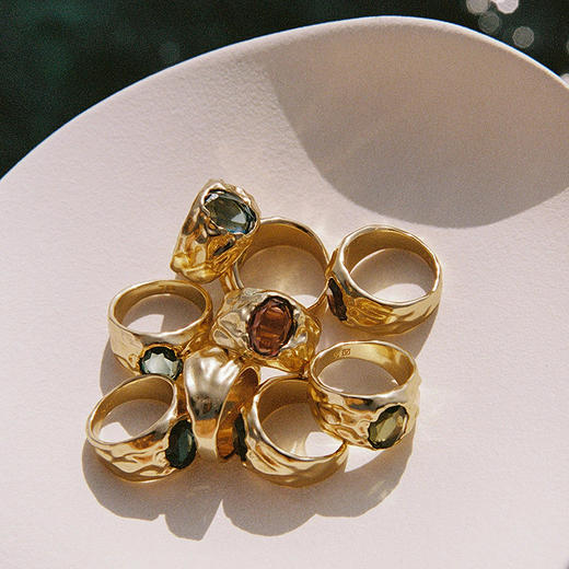 北京仓｜Agapee-Carmen-玫瑰粉色 水晶玻璃 戒指［法国设计师］ 商品图5