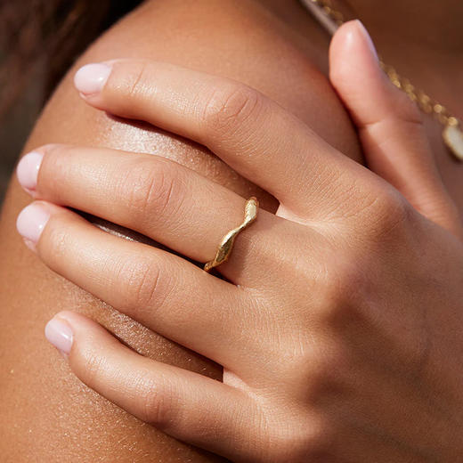 在途4周到｜Agapee-SATIS-波纹 可调节 戒指［法国设计师］ 商品图0