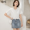 NUTS夏季新品时尚百搭气质水洗牛仔半裙221065235 商品缩略图3