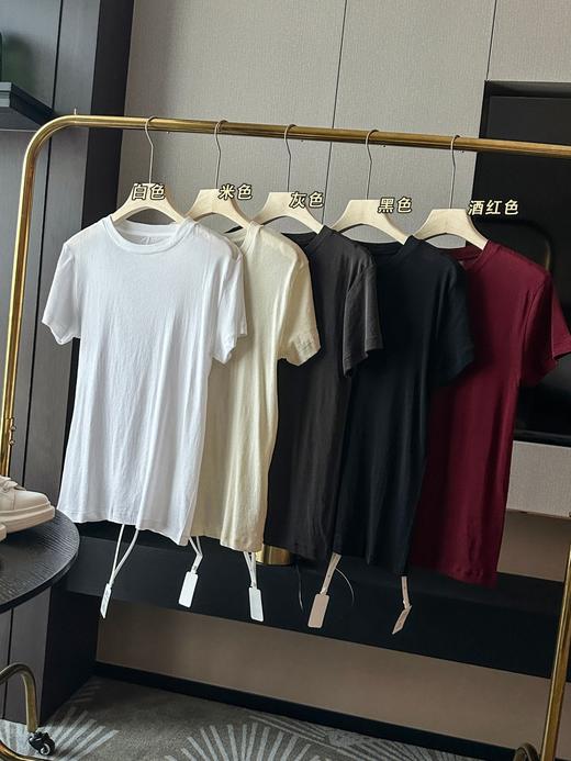 the r*w同款100%长绒棉短袖T恤 商品图3