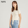 NUTS商场同款夏季纯色简约设计感圆领百搭T恤女221053118 商品缩略图4