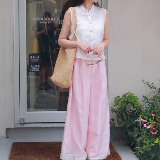 【线上专属】中式无袖马甲（23704223-山矾B194） 商品图3