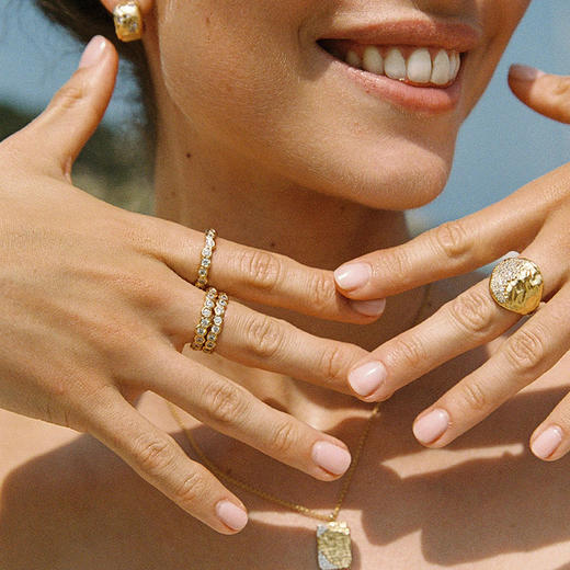 北京仓｜Agapee-Amélia II-白色 锆石 戒指［法国设计师］ 商品图5