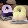 自然醒翘尾猫冰丝豆豆双面午睡枕学生桌上趴趴枕儿童抱枕办公室大人午休神器QYL 商品缩略图10