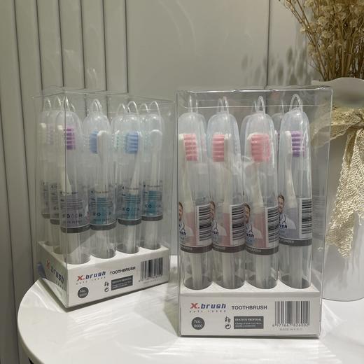 【深层清洁】美国X-brush 超柔三代牙刷套盒12支 商品图2