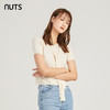 NUTS商场同款夏季纯色简约设计感圆领百搭T恤女221053118 商品缩略图1